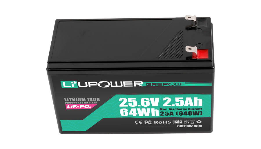 24V 2.5Ah 35C放電倍率Li+UPower系列UPS電源模塊化電池
